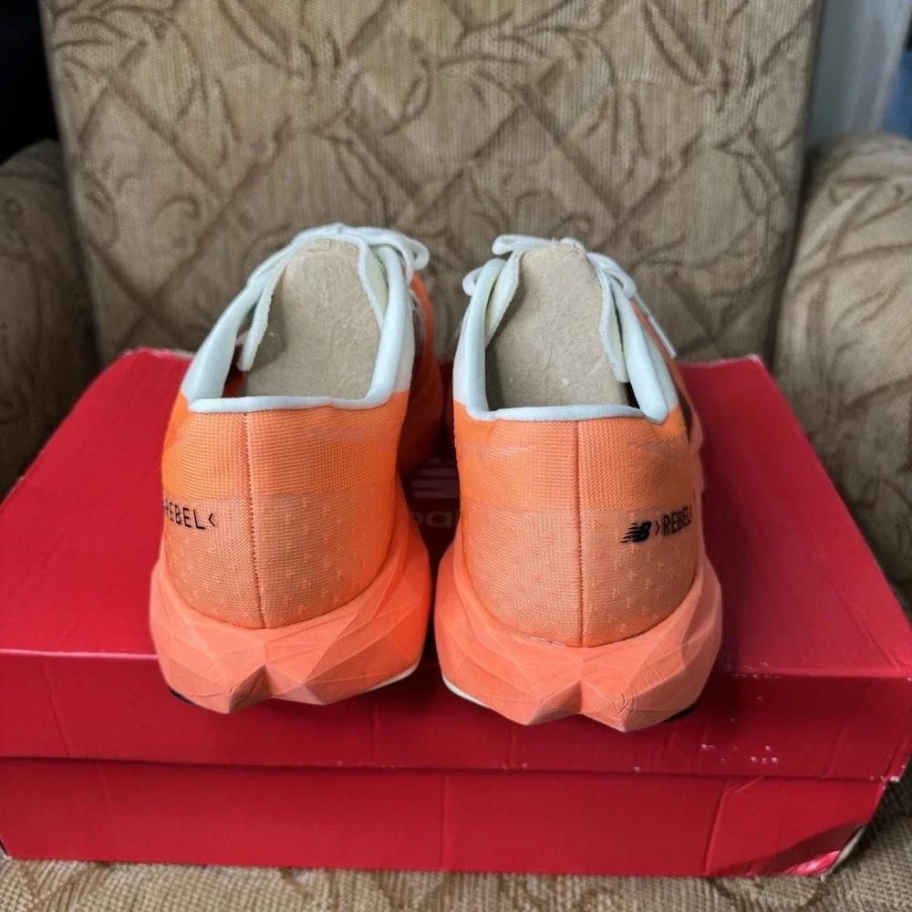New Balance FuelCell Rebel v4 Hot Mango Size 13 D MFCXCO4‎ Excellent